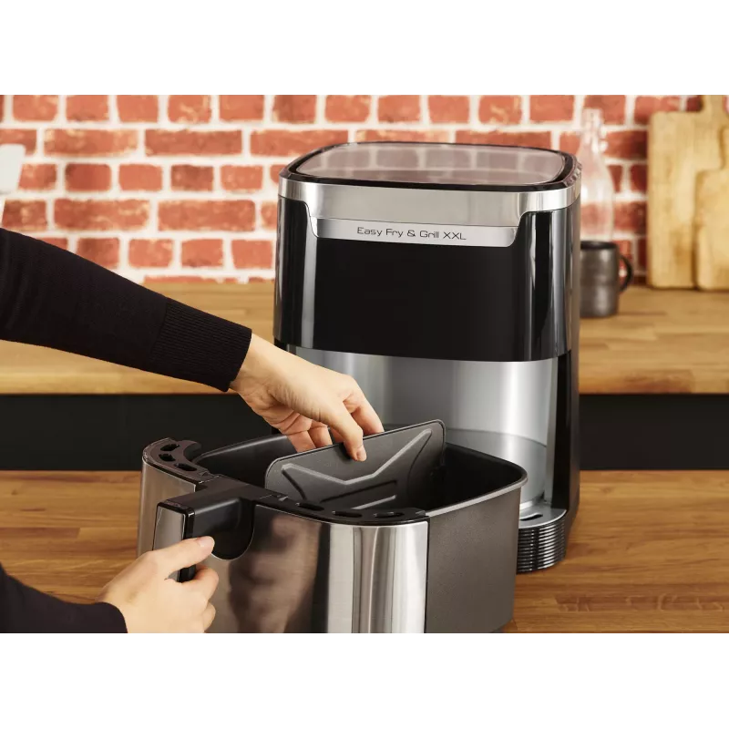 Freidora de aire Tefal Easy Fry & Grill EY801D 6,5 L de sobremesa 1650 W acero inoxidable
