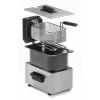 Freidora Tristar FR-9334 – capacidad única de 3 L, 2000 W, control giratorio, plateado