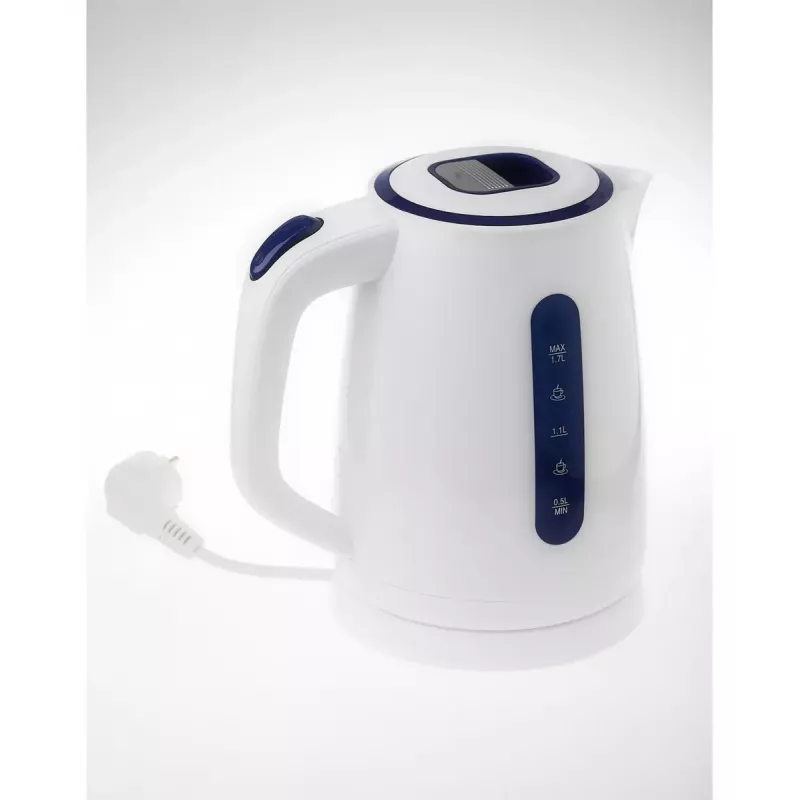 Hervidor Adler 1,7 L 2200 W azul blanco