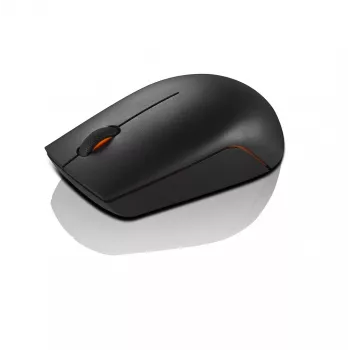 Ratón inalámbrico compacto Lenovo 300 negro, 1000 DPI, 2,4 GHz