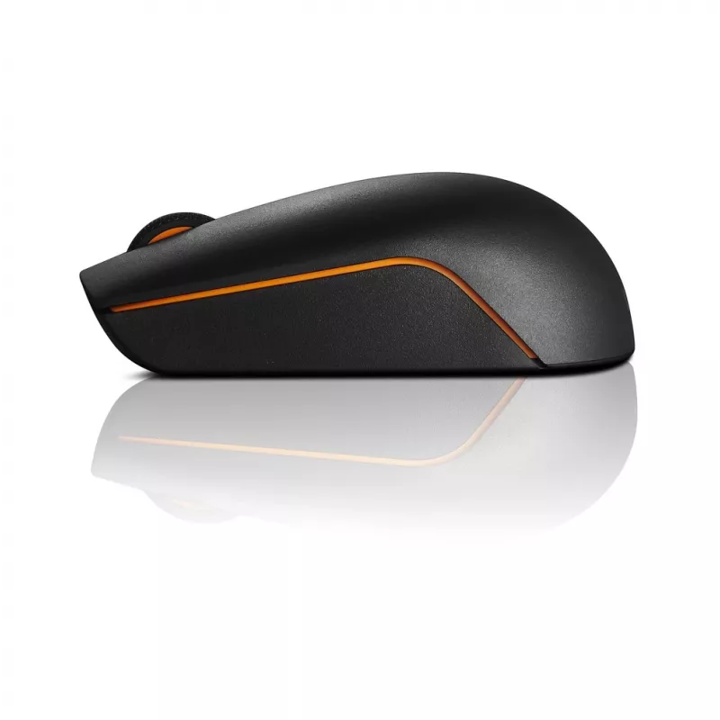 Ratón inalámbrico compacto Lenovo 300 negro, 1000 DPI, 2,4 GHz