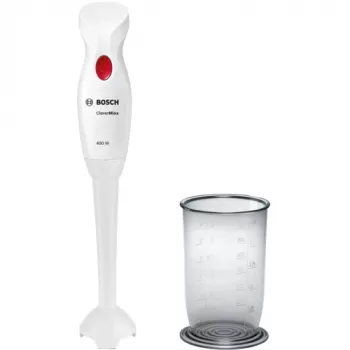 Batidora de mano Bosch MSM14100 — 400 W, blanca, 0,8 kg, cable de 1,2 m