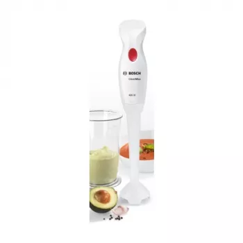 Batidora de mano Bosch MSM14100 — 400 W, blanca, 0,8 kg, cable de 1,2 m