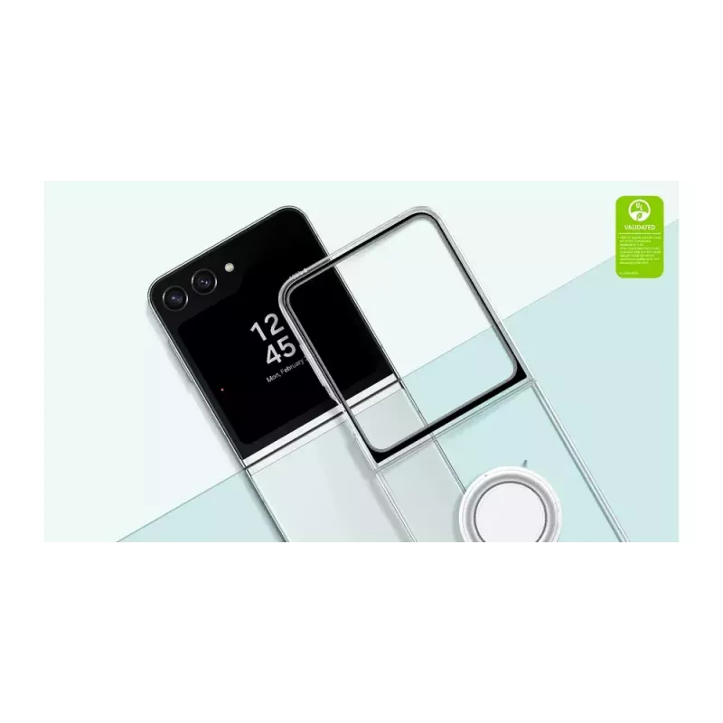 Samsung EF-XF731CTEGWW Clear Gadget Case funda para Galaxy Z Flip5, transparente
