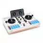 Controlador DJ Hercules DJControl Mix Ultra – blanco, controlador Bluetooth portátil