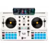 Controlador DJ Hercules DJControl Mix Ultra – blanco, controlador Bluetooth portátil
