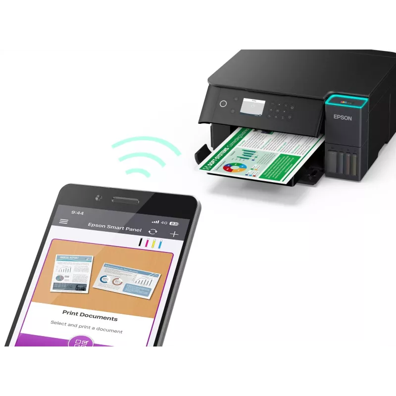 Impresora multifunción de inyección de tinta Epson EcoTank L6360 — color, A4, 4800x1200 DPI, 35 ppm, Wi‑Fi, doble cara