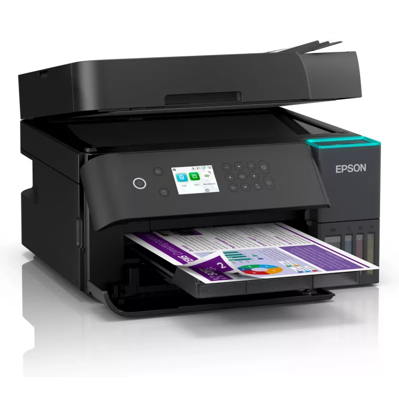 Impresora multifunción de inyección de tinta Epson EcoTank L6370 — color, A4, 4800x1200 DPI, Wi‑Fi, Ethernet