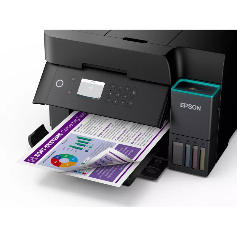 Impresora multifunción de inyección de tinta Epson EcoTank L6370 — color, A4, 4800x1200 DPI, Wi‑Fi, Ethernet