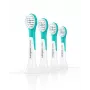 Cabezales de cepillo de repuesto Sonicare For Kids Philips HX6034/90 — pack de 4, azul/blanco, recambio cada 3 meses