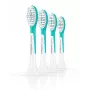 Cabezales de cepillo Philips Sonicare For Kids HX6044/90, pack de 4, azul/blanco, recambio cada 3 meses