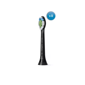 Cabezales de cepillo Philips Optimal White HX6068/88 pack de 8 Negro