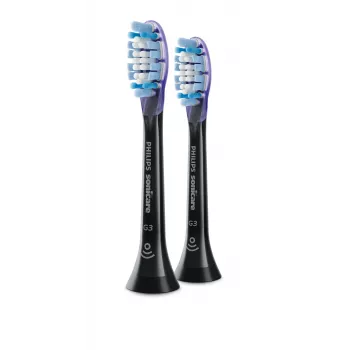 Cabezales de cepillo Philips Premium Gum Care HX9052/88 pack de 2, 2 uds., negro, 3 meses, suave, 62000 movimientos por minuto, Philips