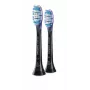 Cabezales de cepillo Philips Premium Gum Care HX9052/88 pack de 2, 2 uds., negro, 3 meses, suave, 62000 movimientos por minuto, Philips