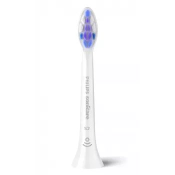Cabezales de cepillo Philips HX6052/87 Sensitive pack de 2, cerdas extra suaves, blanco