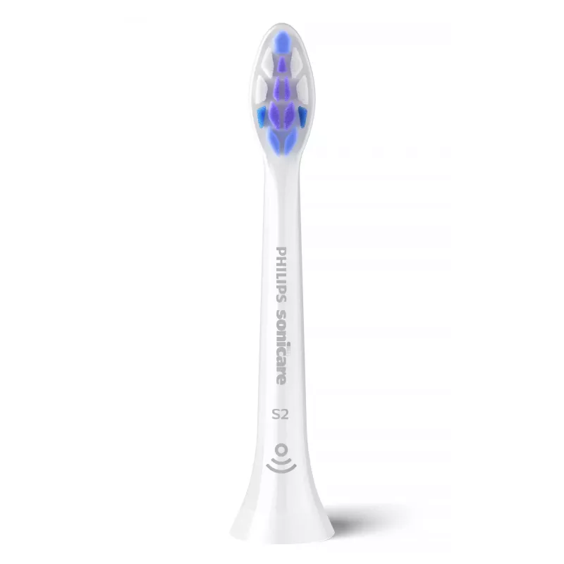 Cabezales de cepillo Philips HX6052/87 Sensitive pack de 2, cerdas extra suaves, blanco