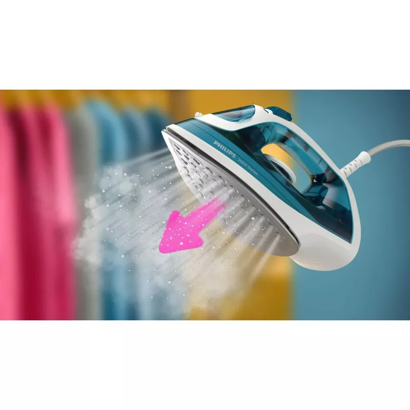 Plancha de vapor Philips serie 2000 DST2020/90 suela cerámica 2000 W Aqua