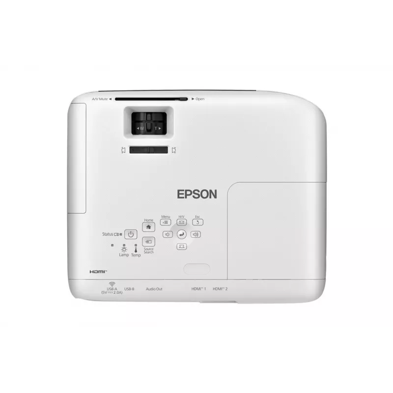 Proyector Epson EB-FH08 3600 lúmenes ANSI 3LCD 1080p, 16:9, lámpara, 2,7 kg, HDMIx2