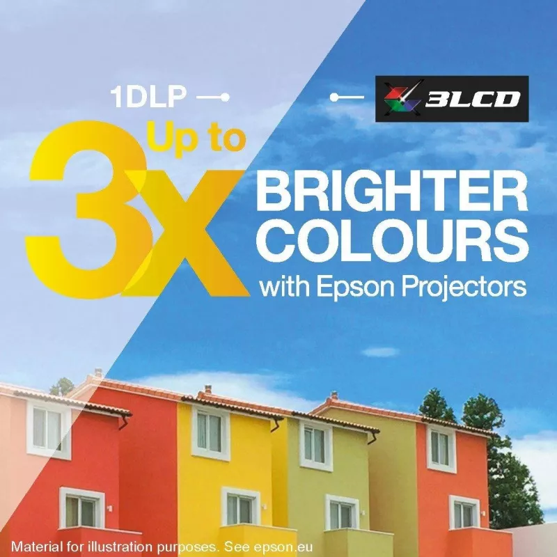 Proyector Epson EB-FH08 3600 lúmenes ANSI 3LCD 1080p, 16:9, lámpara, 2,7 kg, HDMIx2