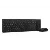 Lenovo 4X31R64351 Teclado y ratón con Office RF Wireless + Bluetooth US Inglés Negro