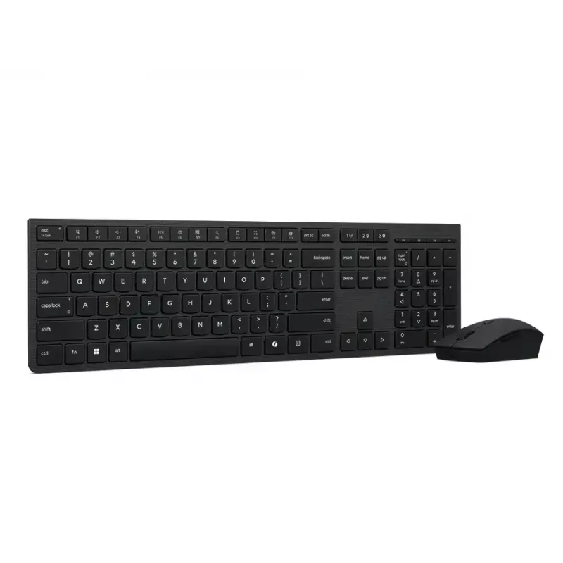 Lenovo 4X31R64351 Teclado y ratón con Office RF Wireless + Bluetooth US Inglés Negro