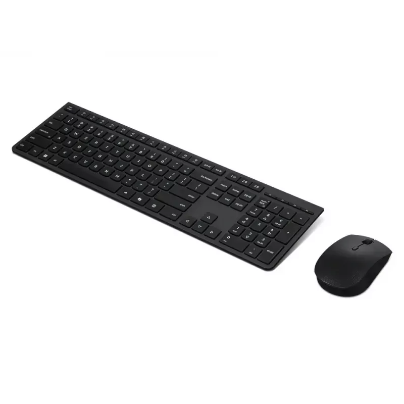Lenovo 4X31R64351 Teclado y ratón con Office RF Wireless + Bluetooth US Inglés Negro