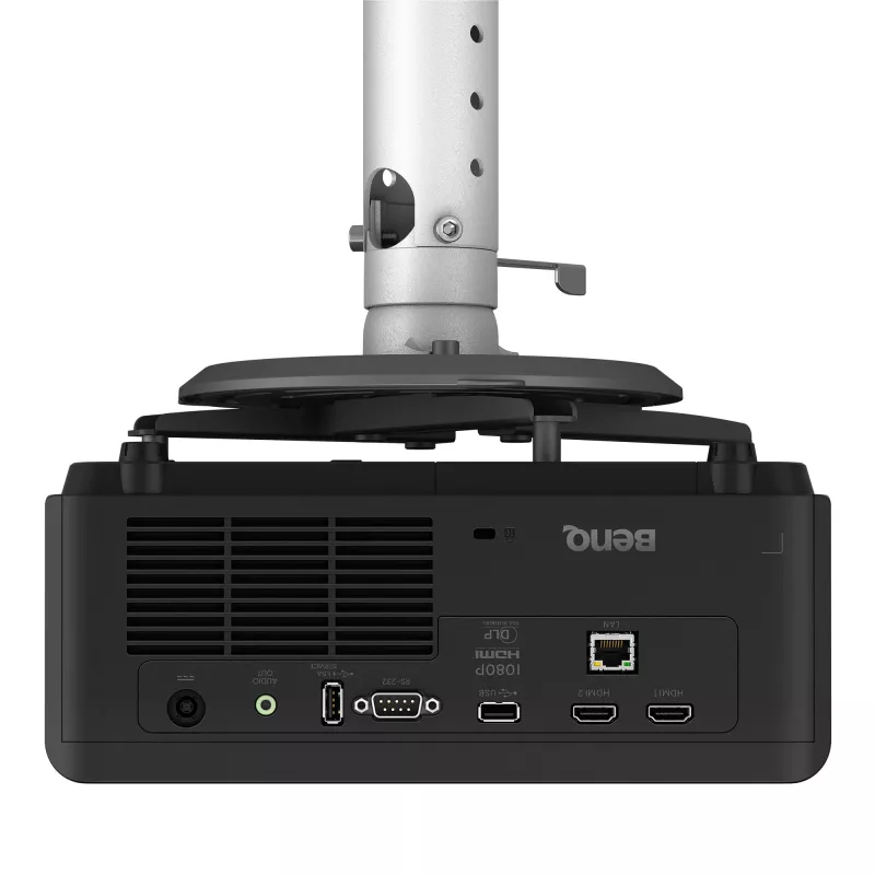 Proyector de corta distancia BenQ LH830ST — DLP, UHD 4K (3840x2160), 4000 lúmenes ANSI, láser, zoom fijo, 16:9, negro
