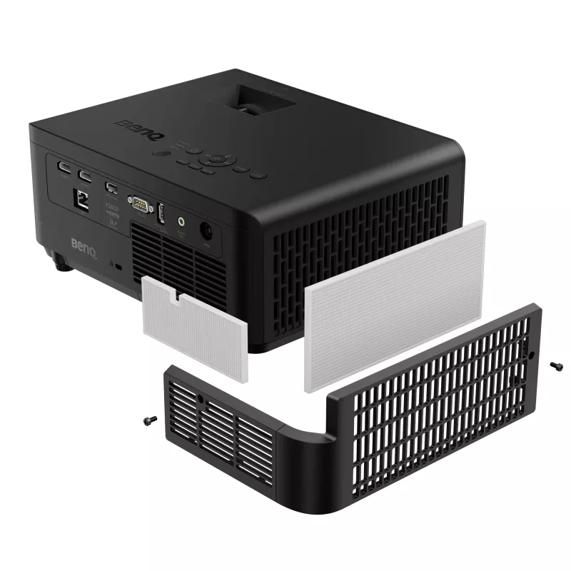 Proyector de corta distancia BenQ LH830ST — DLP, UHD 4K (3840x2160), 4000 lúmenes ANSI, láser, zoom fijo, 16:9, negro
