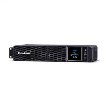 Sistema de alimentación ininterrumpida CYBERPOWER CP2000EIPFCRM2U 2 kVA / 1200 W, 8 tomas AC, montaje en rack, batería de plomo-ácido sellada