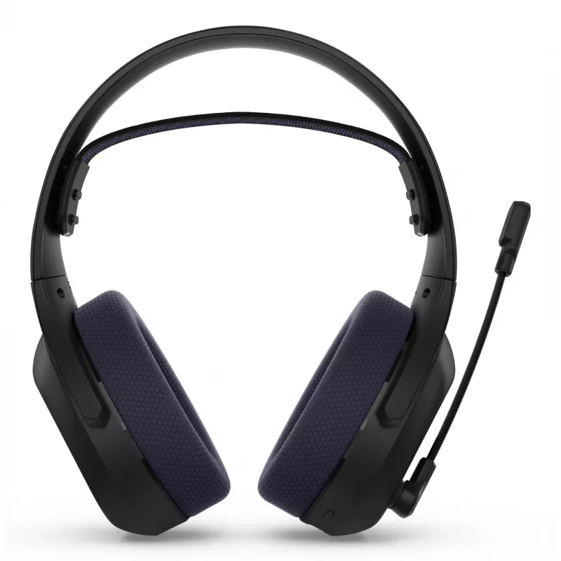 Auriculares Lenovo Legion H410 inalámbricos diadema gaming USB Type-C Bluetooth negros, morados