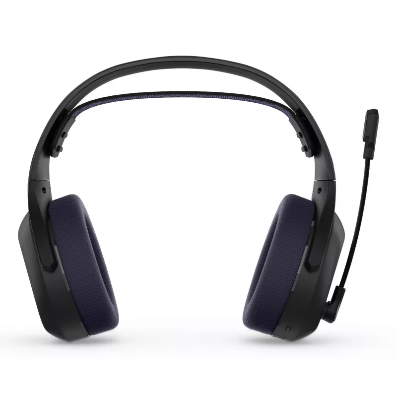 Auriculares Lenovo Legion H410 inalámbricos diadema gaming USB Type-C Bluetooth negros, morados