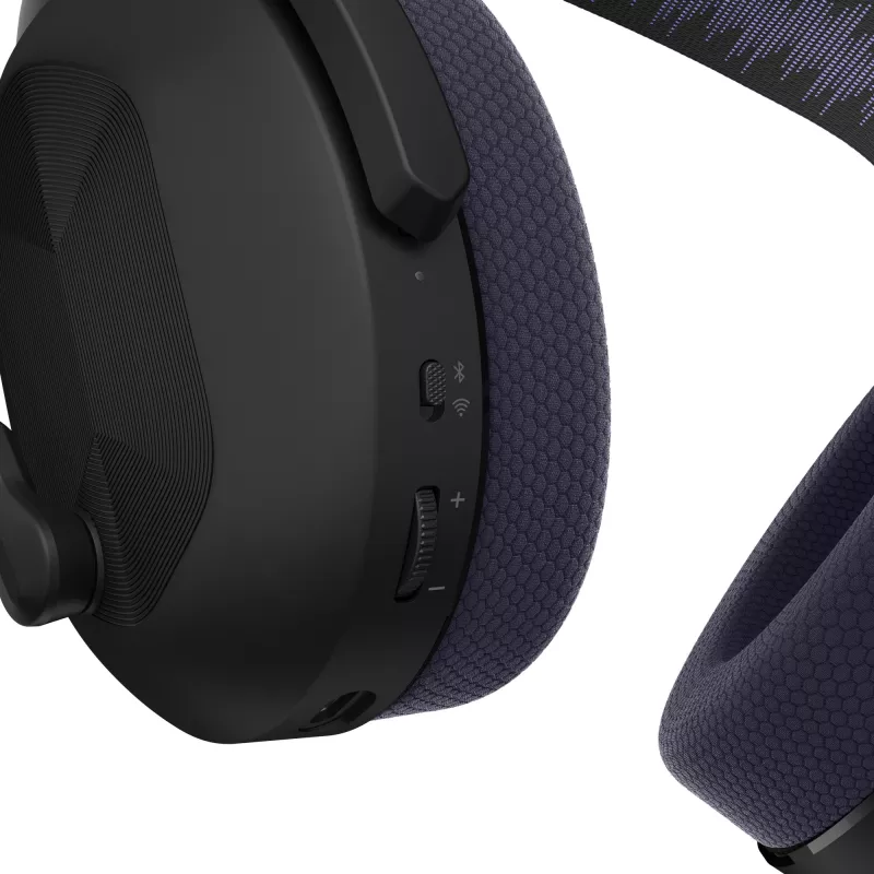 Auriculares Lenovo Legion H410 inalámbricos diadema gaming USB Type-C Bluetooth negros, morados