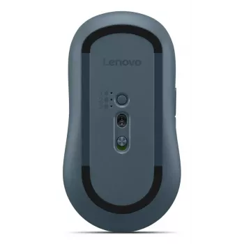 Ratón óptico inalámbrico ambidiestro Bluetooth Lenovo Yoga – 4000 dpi, 8 botones, rueda de desplazamiento, a pilas, verde azulado