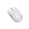 Ratón inalámbrico silencioso Lenovo 700 multidispositivo, ambidiestro, óptico, 4000 DPI, RF + Bluetooth, 8 botones, blanco