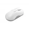Ratón inalámbrico silencioso Lenovo 700 multidispositivo, ambidiestro, óptico, 4000 DPI, RF + Bluetooth, 8 botones, blanco