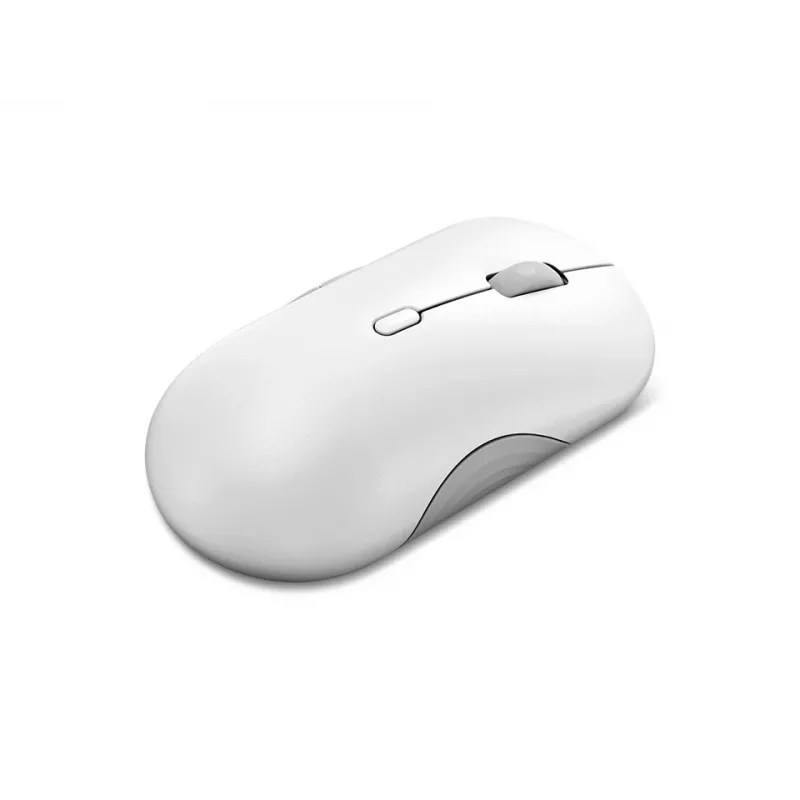 Ratón inalámbrico silencioso Lenovo 700 multidispositivo, ambidiestro, óptico, 4000 DPI, RF + Bluetooth, 8 botones, blanco