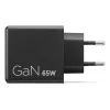 Cargador para dispositivos móviles Lenovo G0A6065BEU — cargador de CA universal para interior, 2× USB-C, 100–240 V, cable de 1,5 m, negro