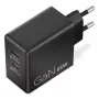Cargador para dispositivos móviles Lenovo G0A6065BEU — cargador de CA universal para interior, 2× USB-C, 100–240 V, cable de 1,5 m, negro