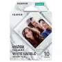Película para fotos instantáneas Fujifilm SQUARE White Marble 10 uds.
