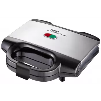 Sandwichera Tefal SM1552 700 W negra, acero inoxidable
