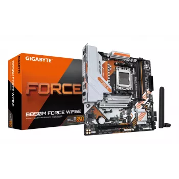 Placa base GIGABYTE B850M FORCE WIFI6E, AMD B850, socket AM5, Micro ATX