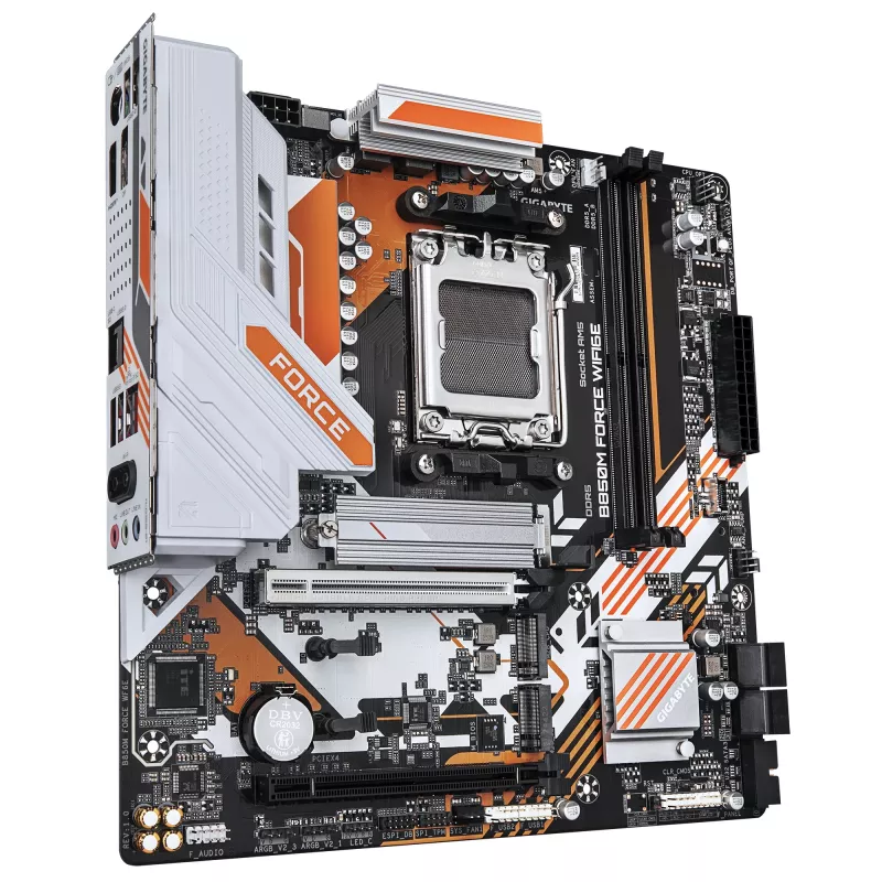 Placa base GIGABYTE B850M FORCE WIFI6E, AMD B850, socket AM5, Micro ATX