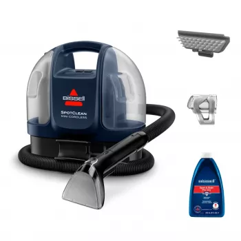 Bissell SpotClean Mini limpiador de alfombras de mano inalámbrico negro, azul