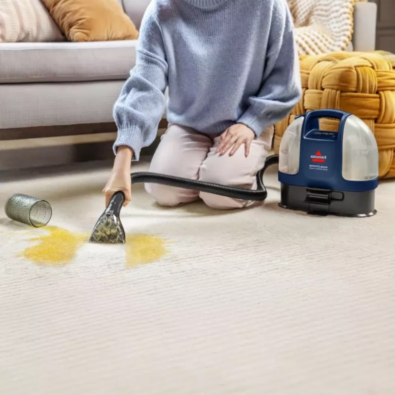 Bissell SpotClean Mini limpiador de alfombras de mano inalámbrico negro, azul