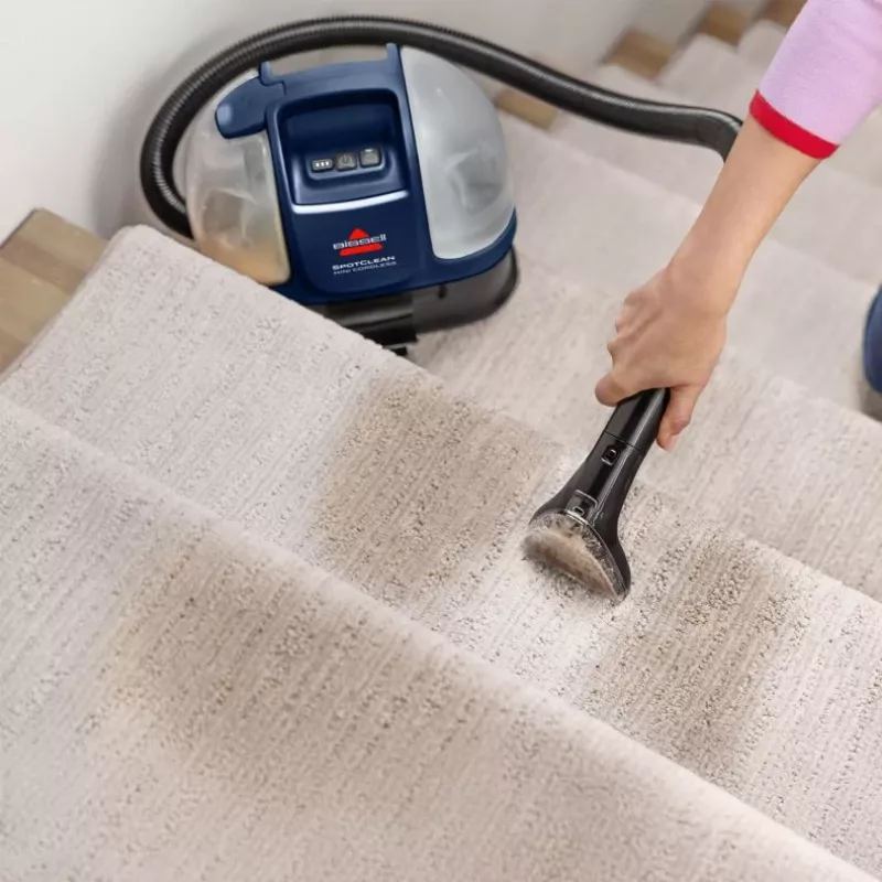 Bissell SpotClean Mini limpiador de alfombras de mano inalámbrico negro, azul