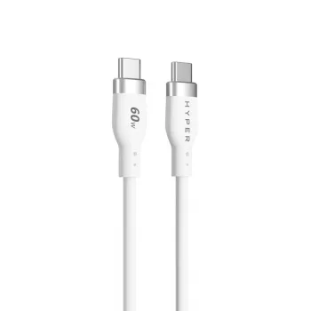 TARGUS Cable de carga USB-c a USB-c de silicona 60w 1.5m - White