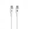 TARGUS Cable de carga USB-c a USB-c de silicona 60w 1.5m - White