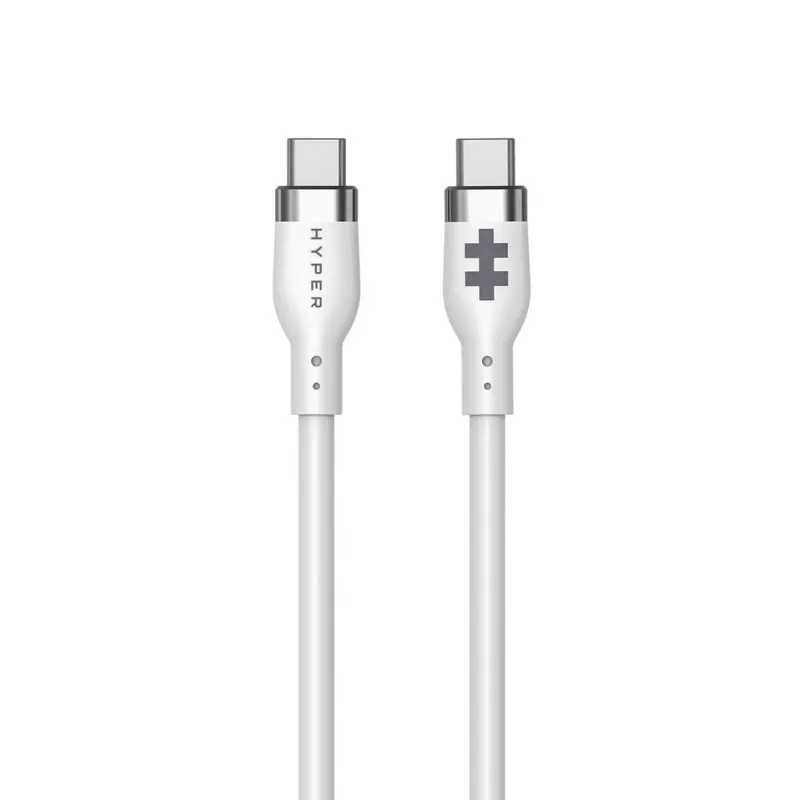 TARGUS Cable de carga USB-c a USB-c de silicona 60w 1.5m - White