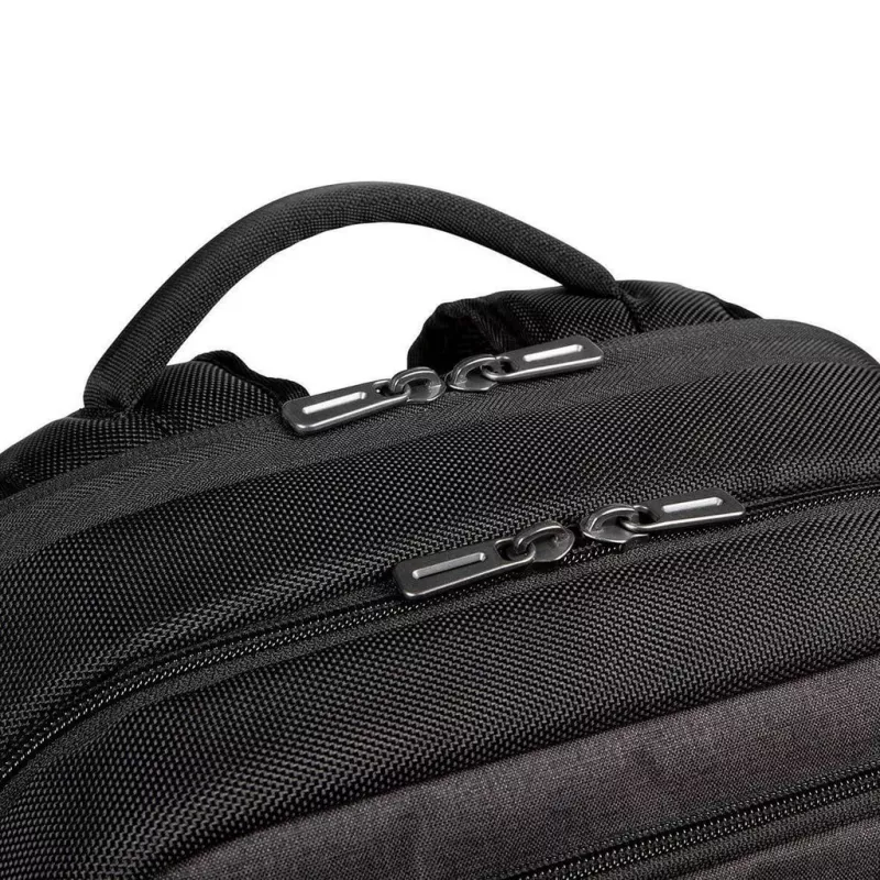 Targus CitySmart mochila informal negra, gris, piel sintética, poliuretano (PU)