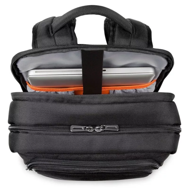 Targus CitySmart mochila informal negra, gris, piel sintética, poliuretano (PU)